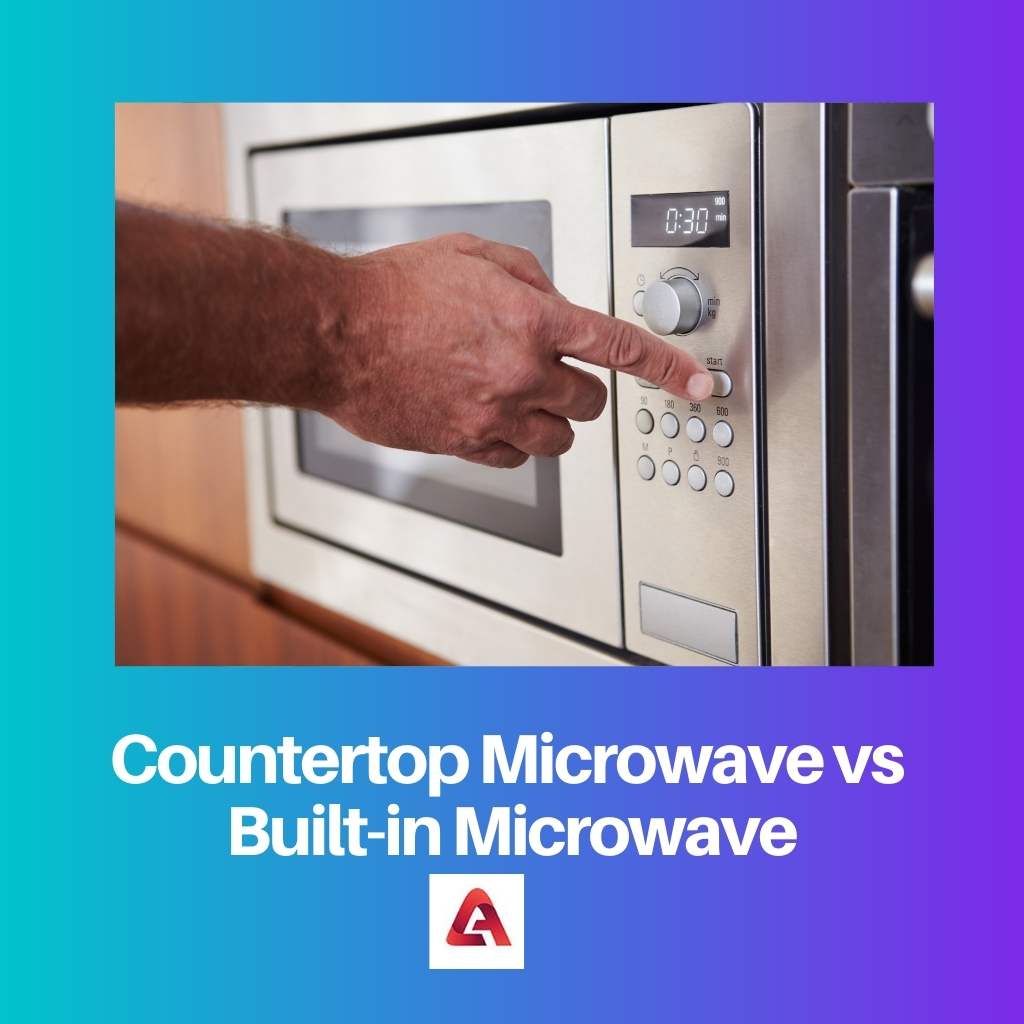 Micro-ondes de comptoir vs micro-ondes encastrables