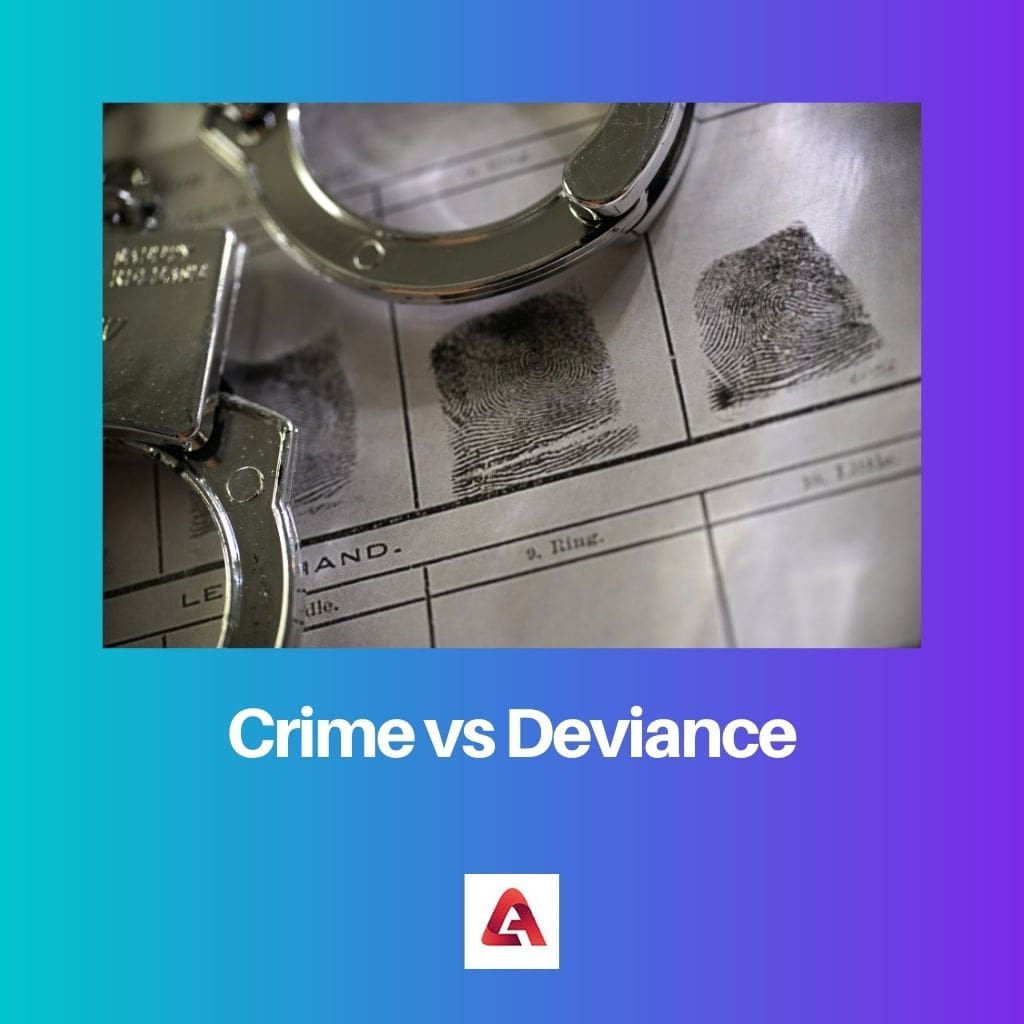 Crimen vs Desviación