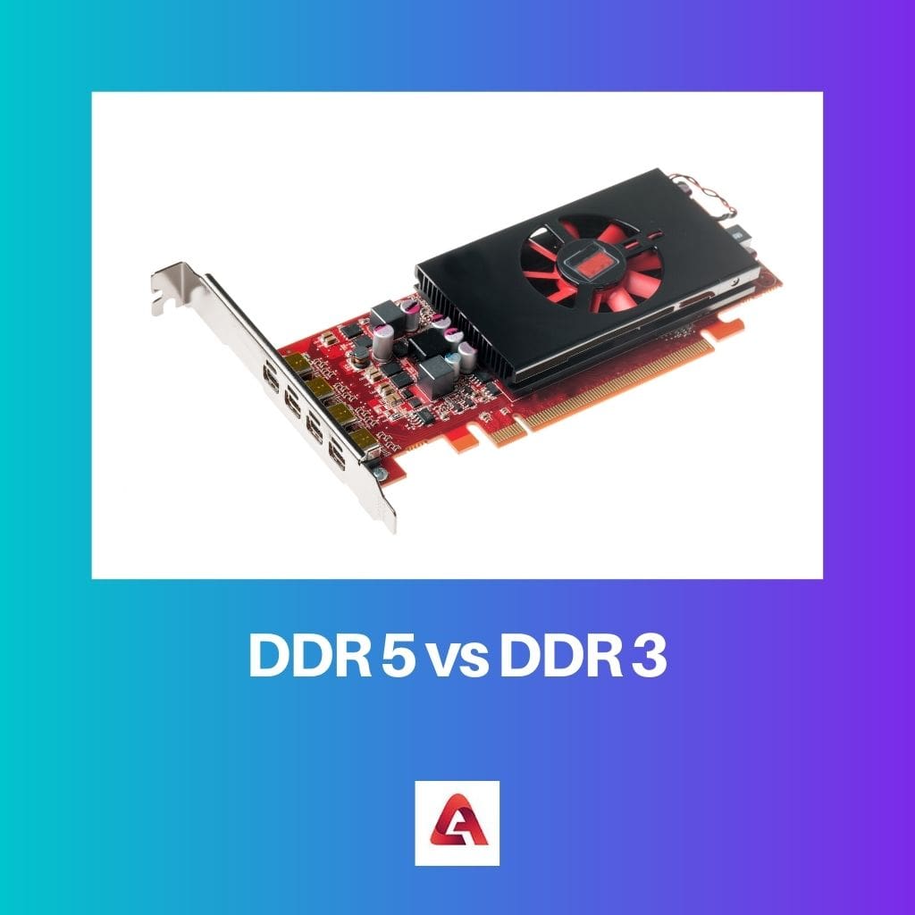 DDR 5 contro DDR 3 1