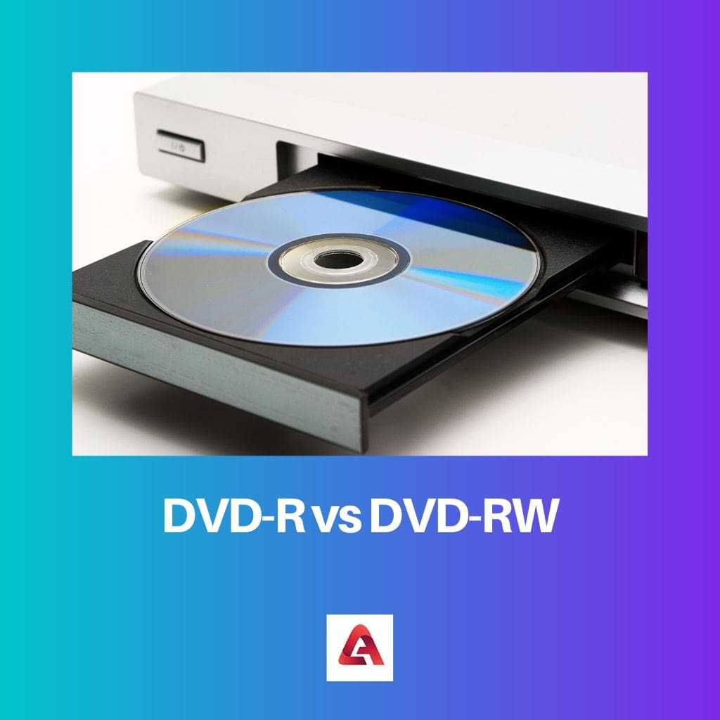 DVD R vs DVD RW