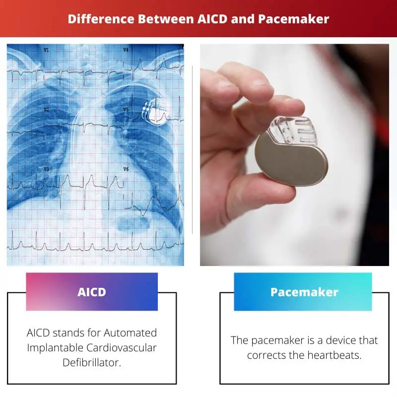 Difference Between AICD and Pacemaker