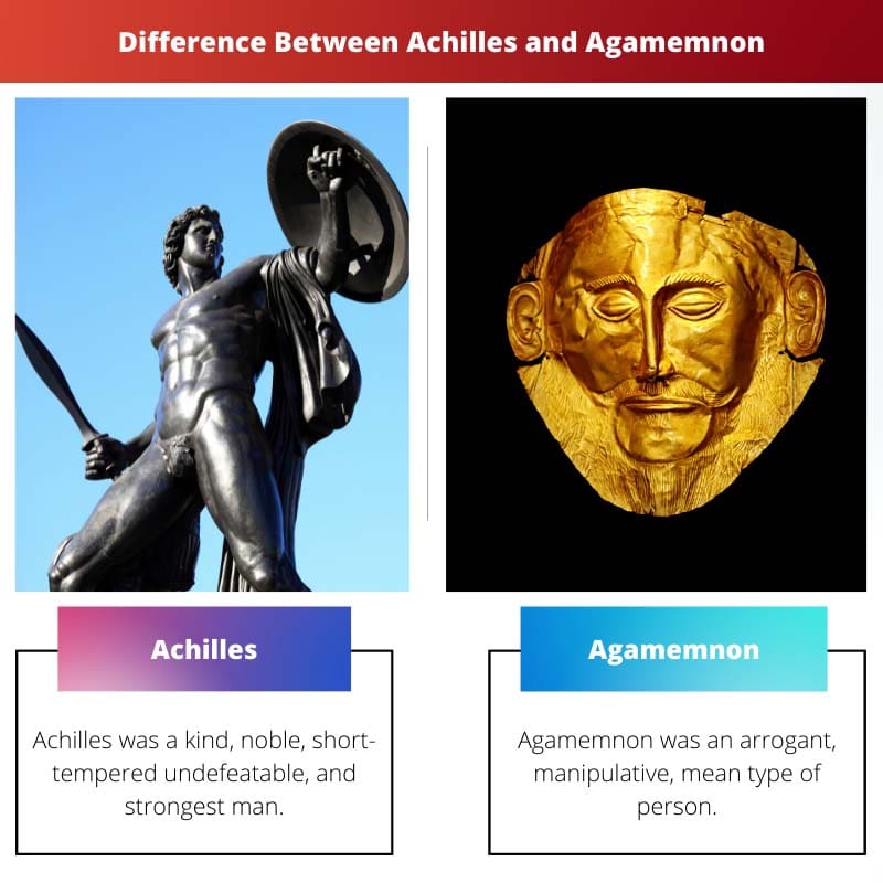 Rozdíl mezi Achillem a Agamemnonem