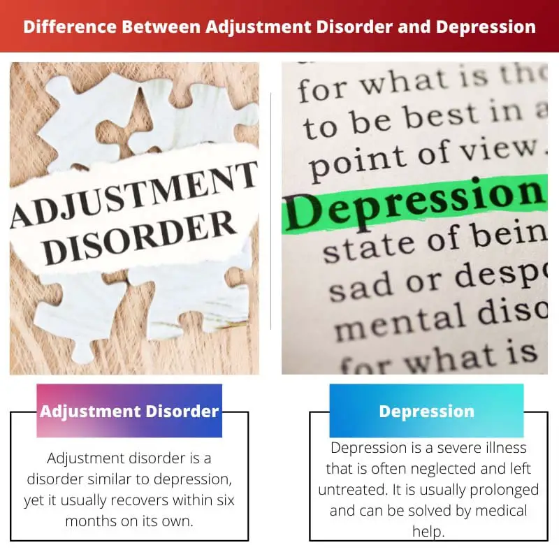 Differenza tra disturbo dell'adattamento e depressione