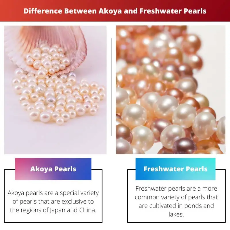 Difference Between Akoya and Freshwater Pearls