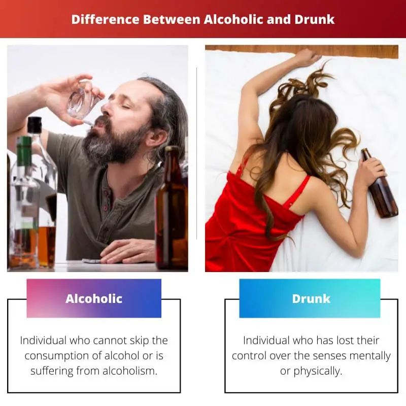 Difference Between Alcoholic and Drunk