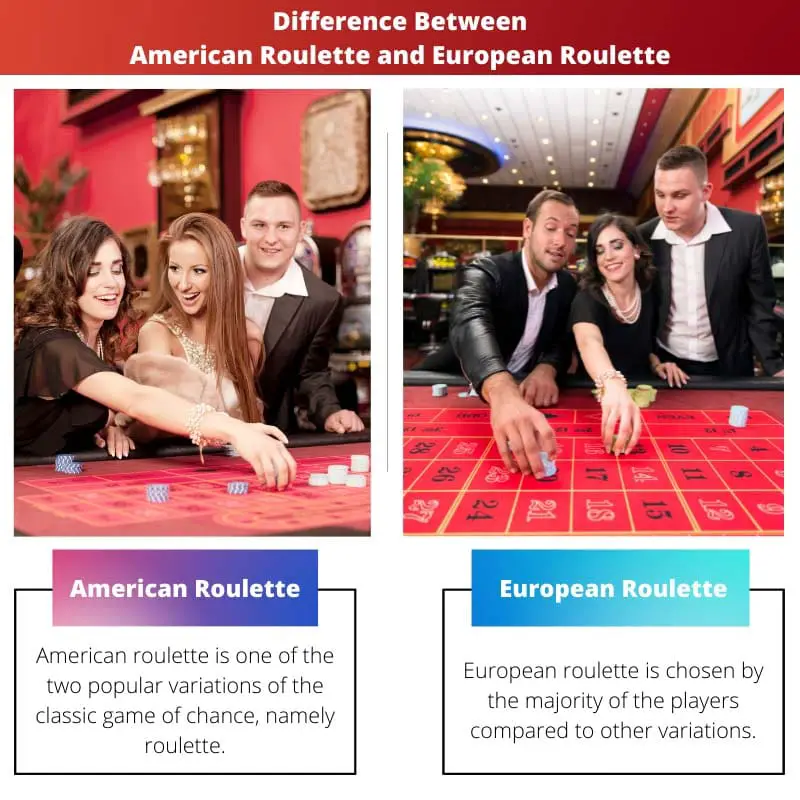Difference Between American Roulette and European Roulette