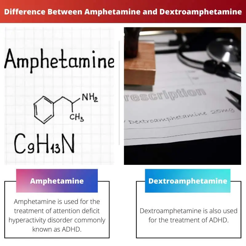 Rozdíl mezi amfetaminem a
