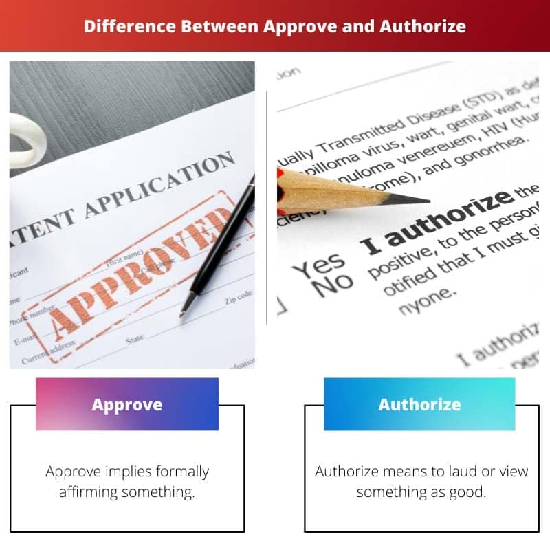 Differenza tra approvare e autorizzare