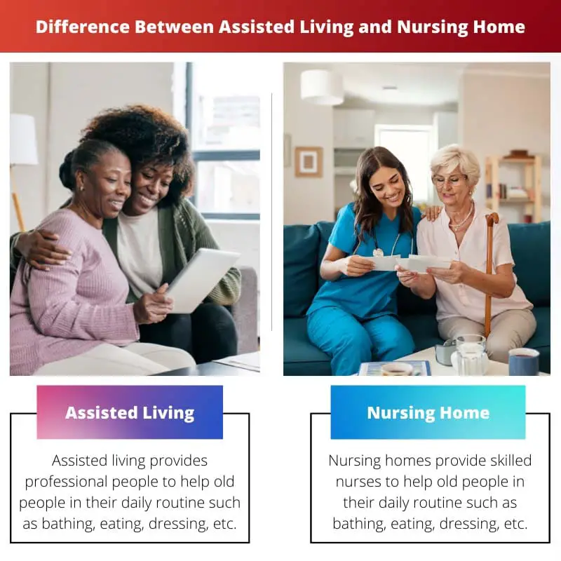Difference Between Assisted Living and Nursing Home