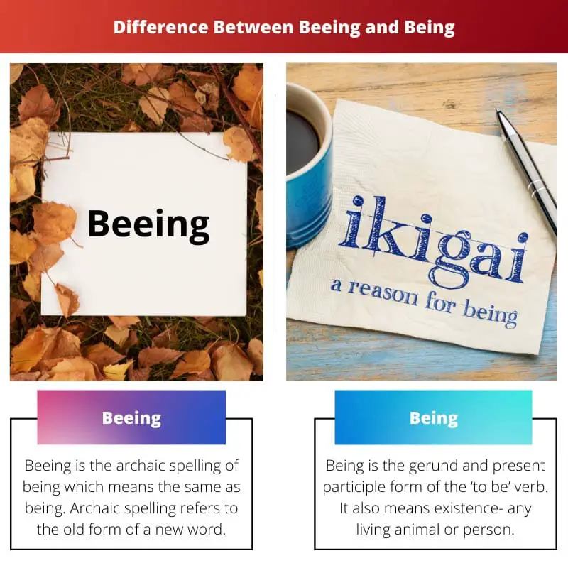 Perbedaan Antara Beeing dan Menjadi