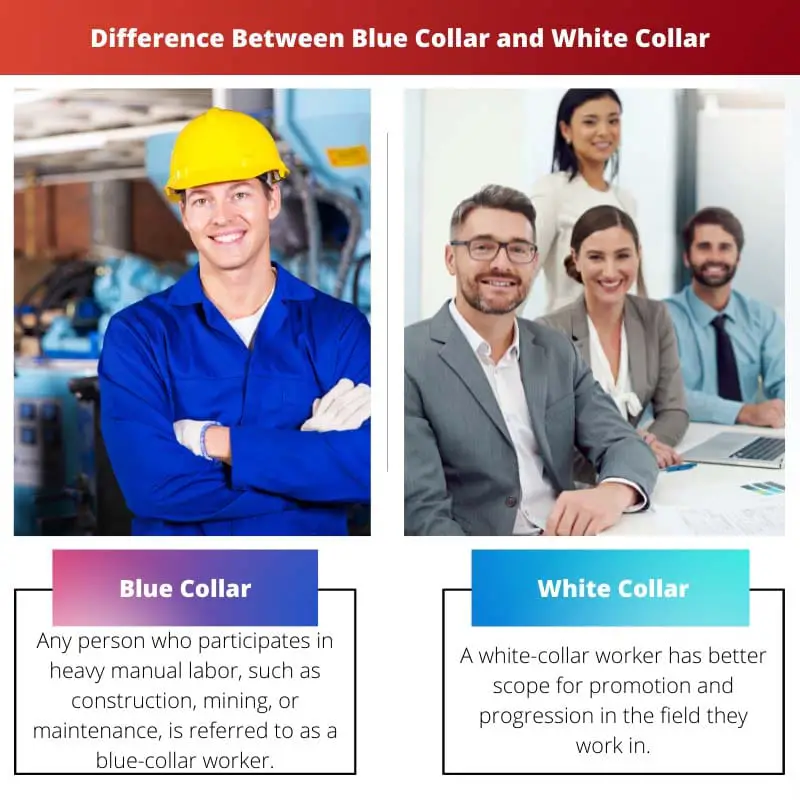 Difference Between Blue Collar and White Collar
