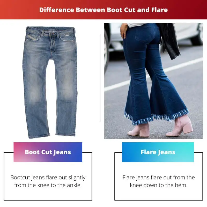 Difference Between Boot Cut and Flare