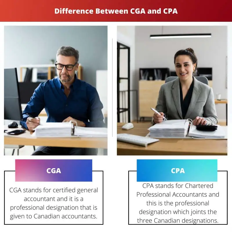 Sự khác biệt giữa CGA và CPA