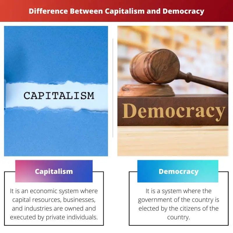 Difference Between Capitalism and Democracy