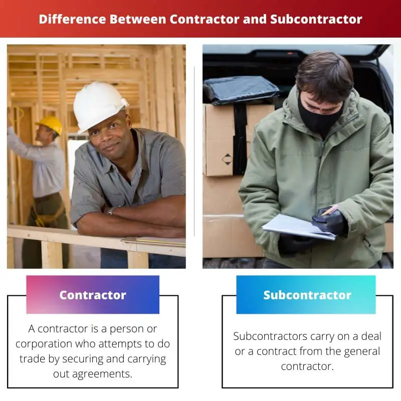 Difference Between Contractor and Subcontractor