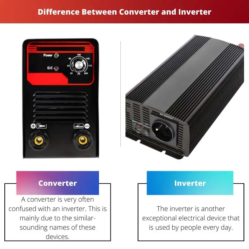 Difference Between Converter and Inverter