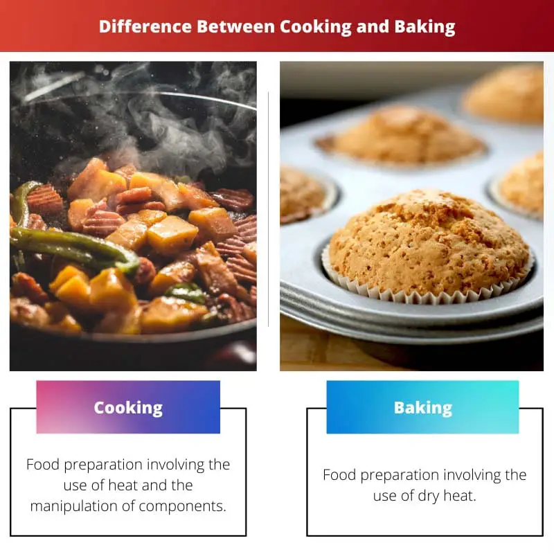 Difference Between Cooking and Baking