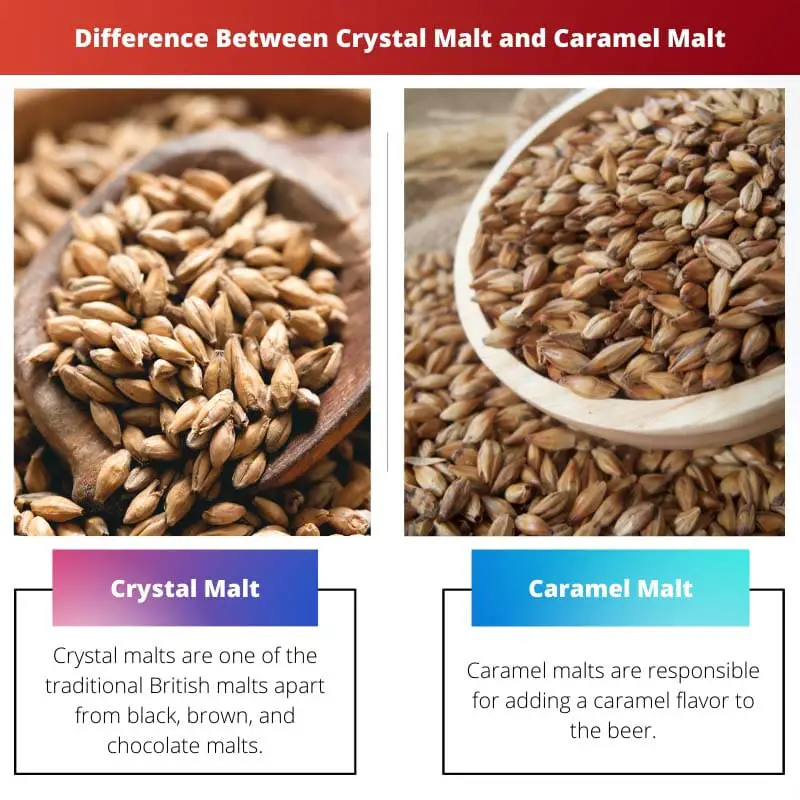 Difference Between Crystal Malt and Caramel Malt