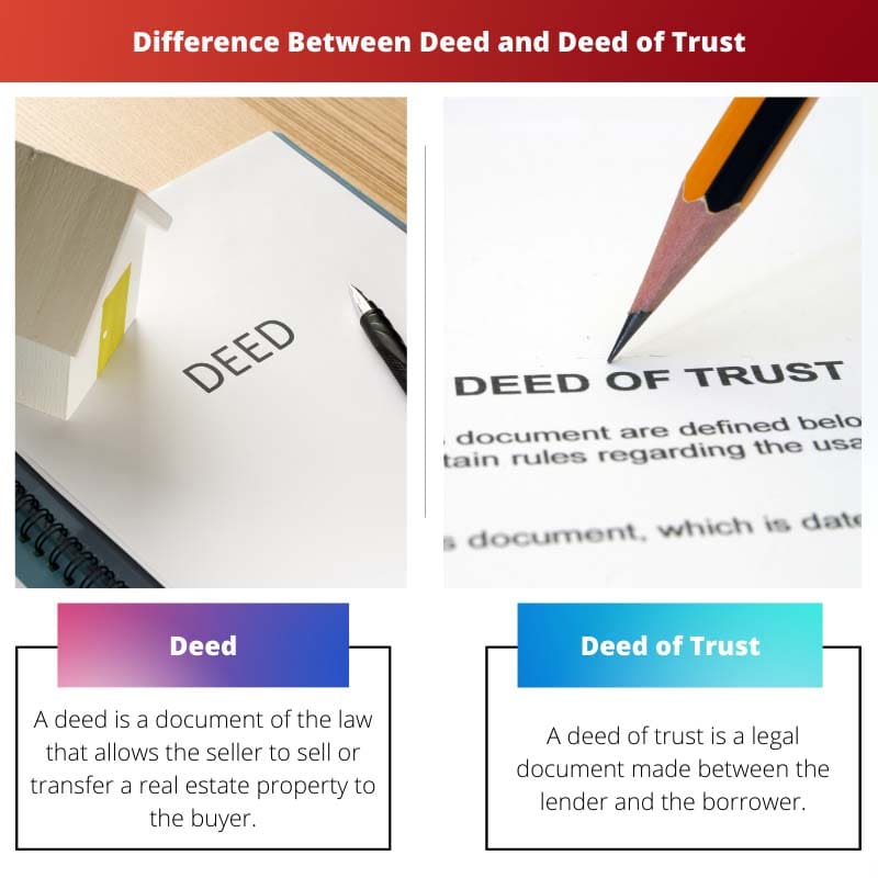 Difference Between Deed and Deed of Trust