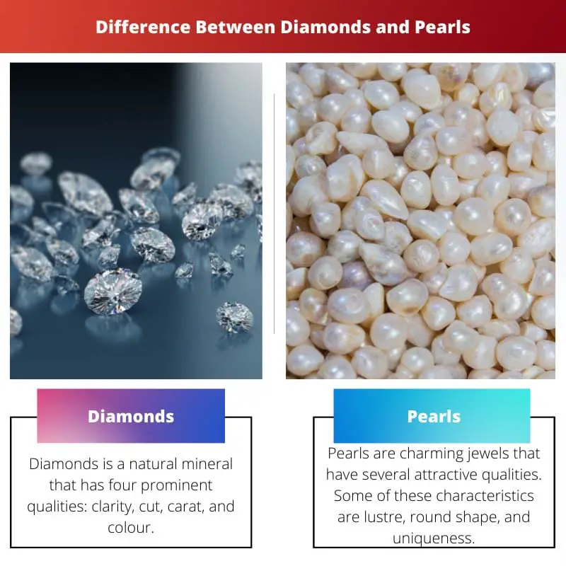 Rozdíl mezi diamanty a perlami