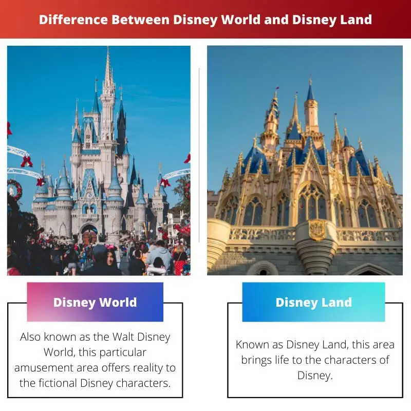 Difference Between Disney World and Disney Land