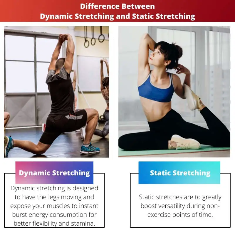 Differenza tra stretching dinamico e stretching statico