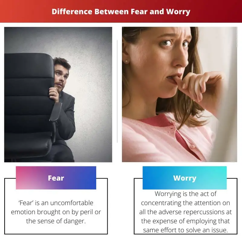 Difference Between Fear and Worry