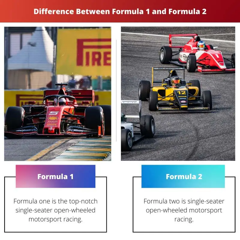 Difference Between Formula 1 and Formula 2