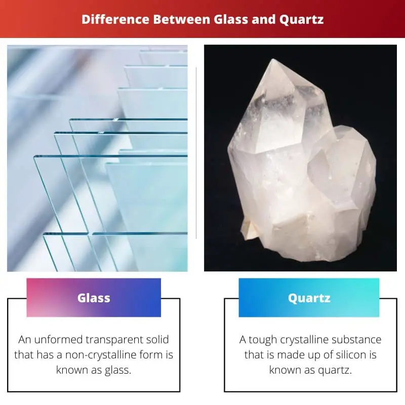 Difference Between Glass and Quartz
