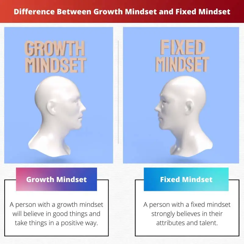Diferencia entre mentalidad de crecimiento y mentalidad fija