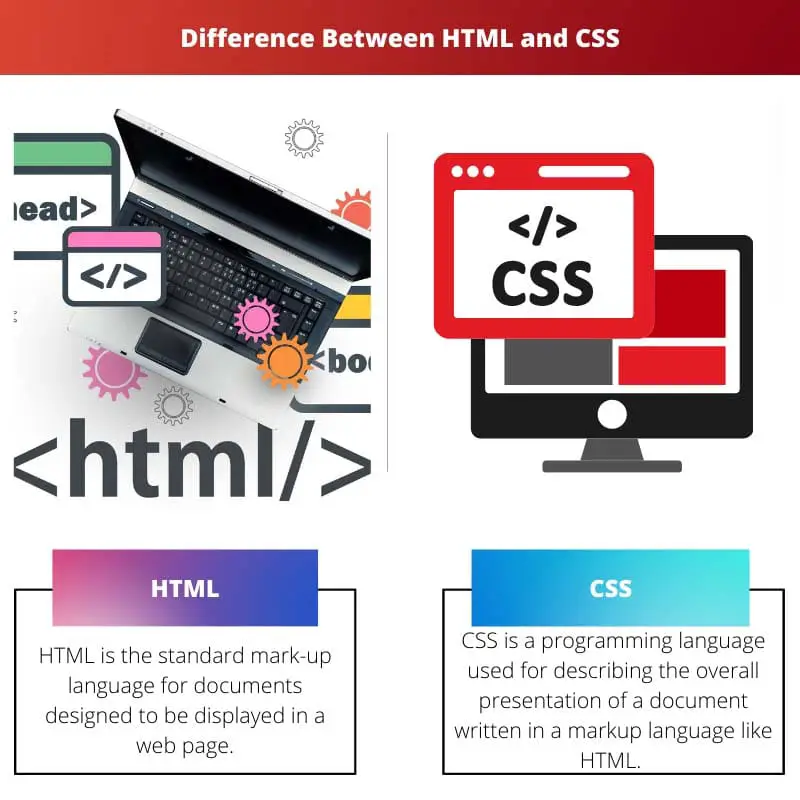الفرق بين HTML و CSS