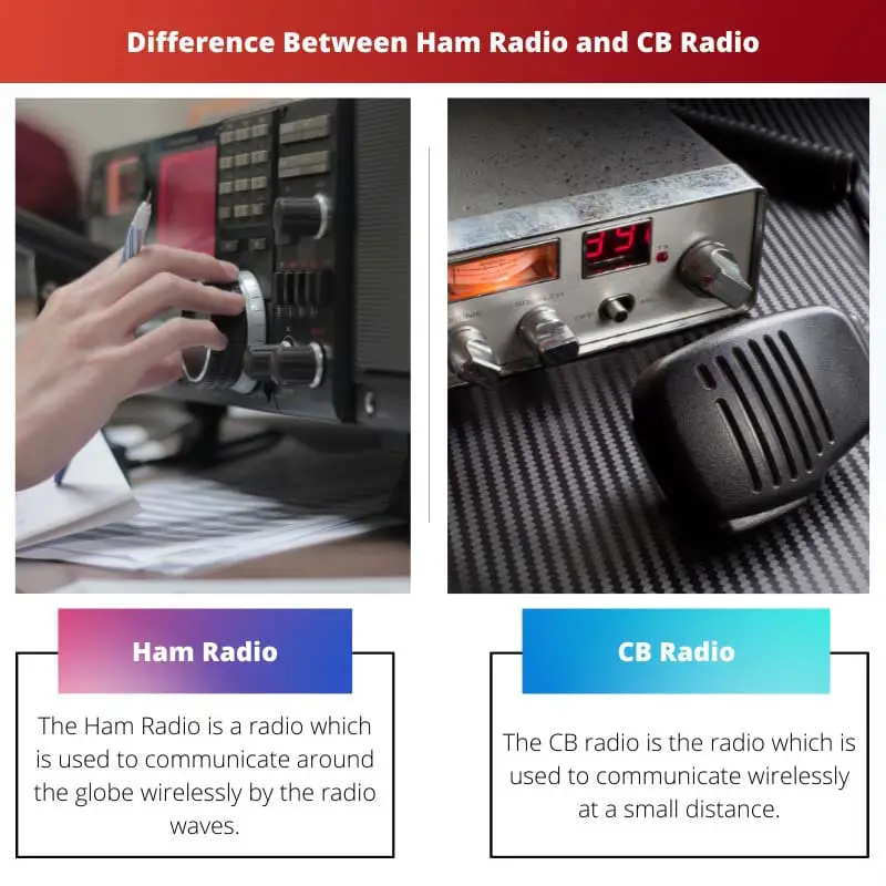 Difference Between Ham Radio and CB Radio