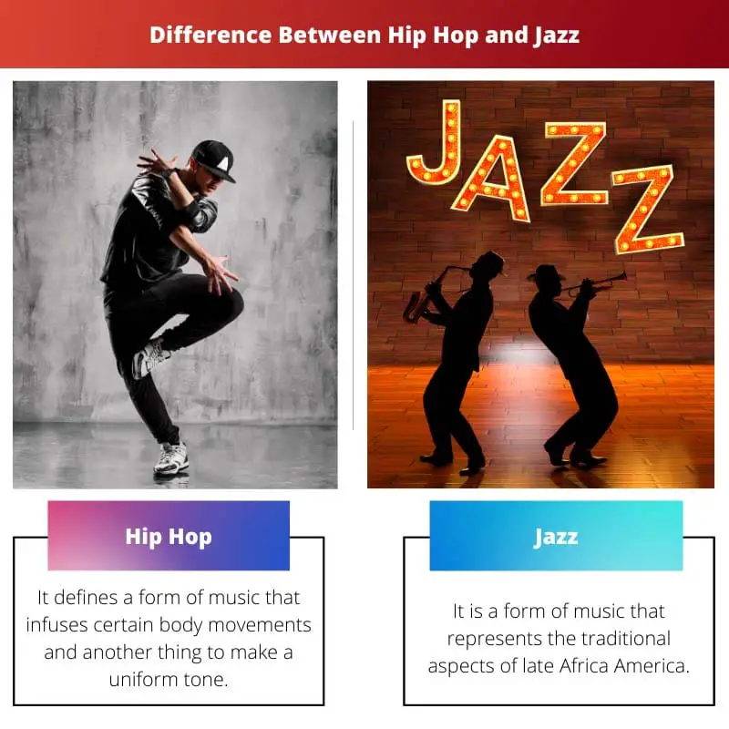 Difference Between Hip Hop and Jazz