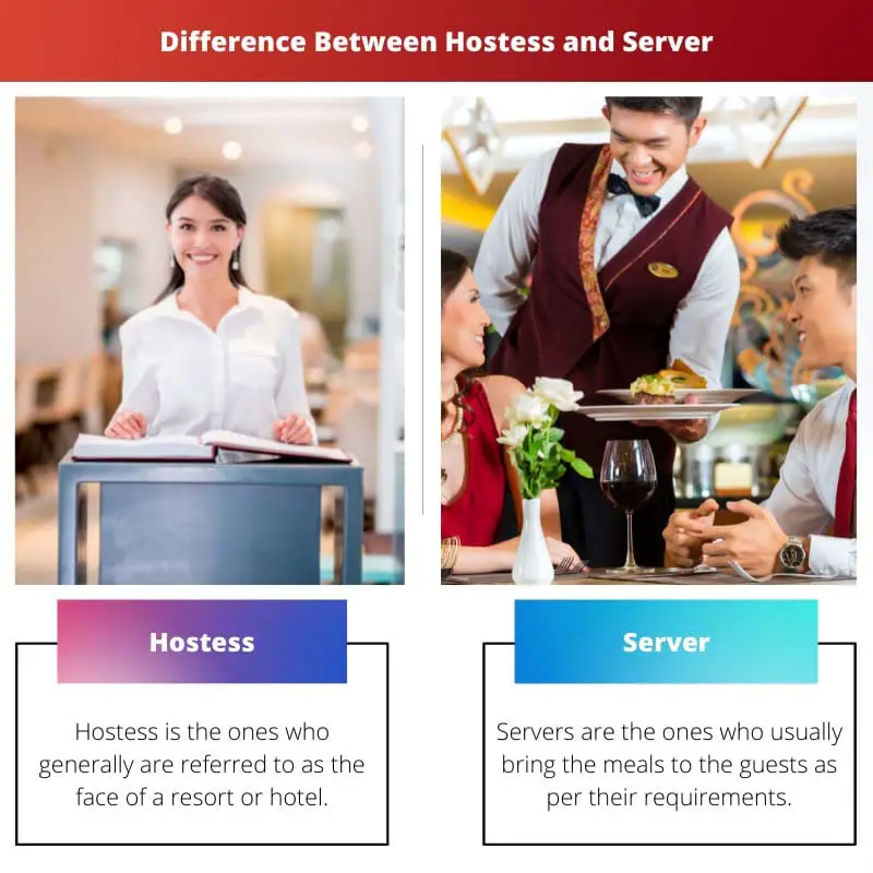 Différence entre hôtesse et serveur