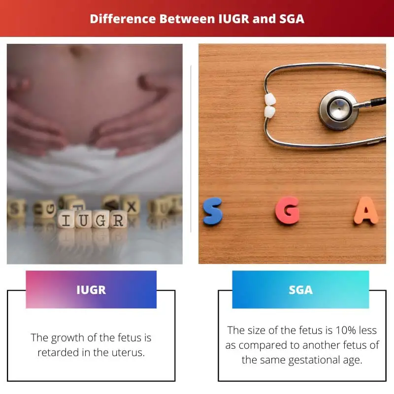 Difference Between IUGR and SGA