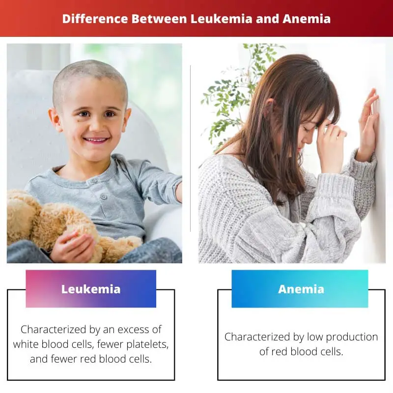 Differenza tra leucemia e anemia