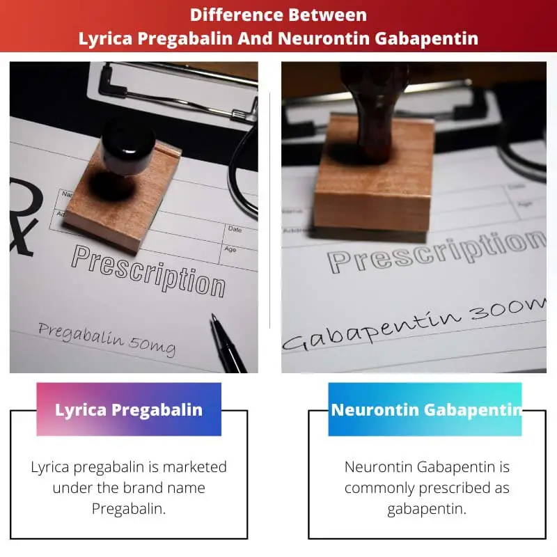 Difference Between Lyrica Pregabalin And Neurontin Gabapentin