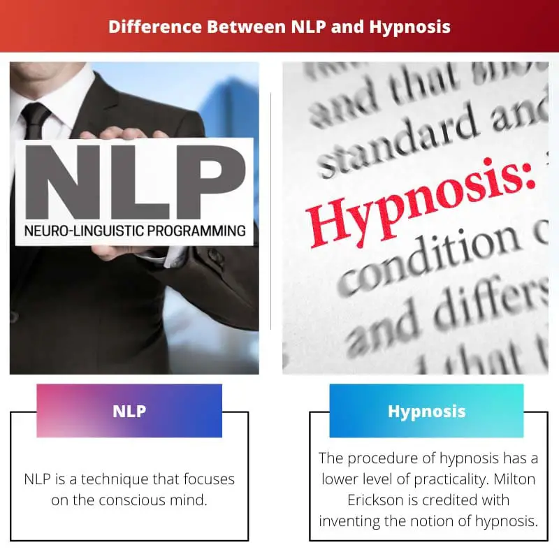 Ero NLP:n ja hypnoosin välillä