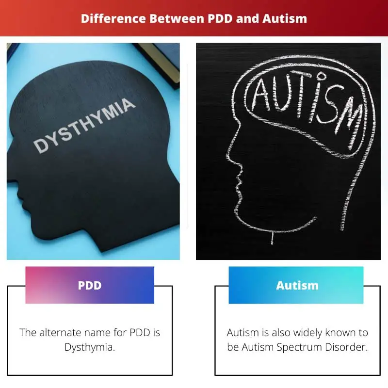 Difference Between PDD and Autism