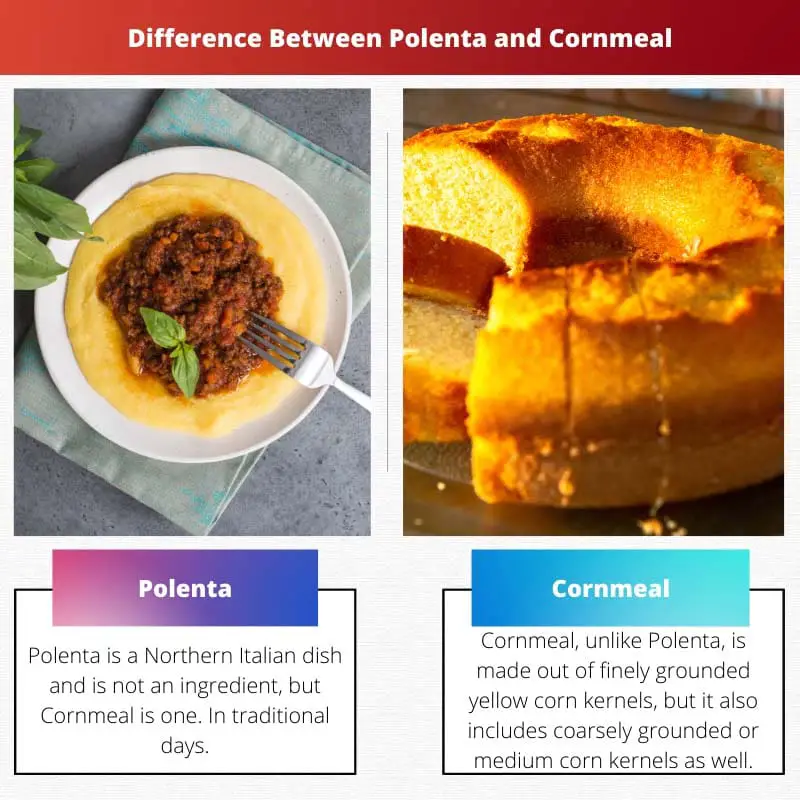 Diferencia entre polenta y harina de maíz
