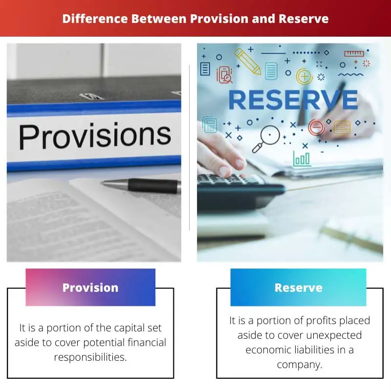 Unterschied zwischen Provision und Reserve