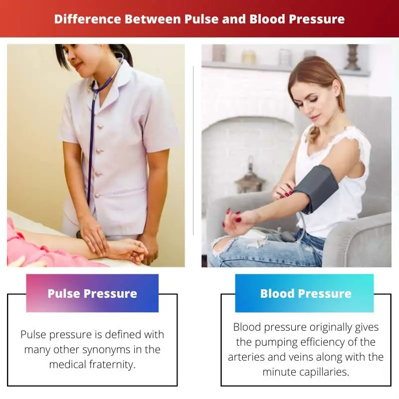 الفرق بين النبض وضغط الدم