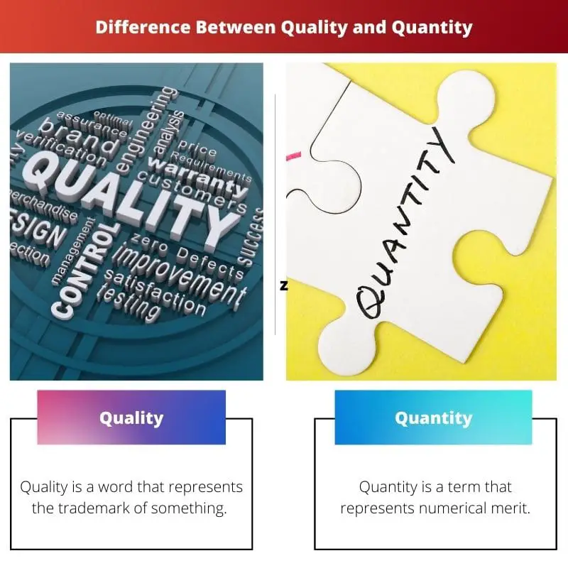 Difference Between Quality and Quantity 1