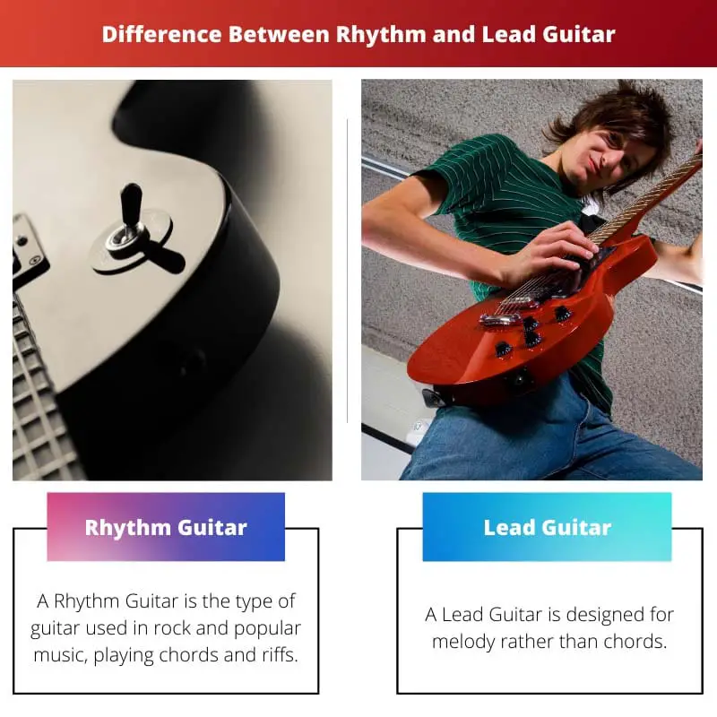 Difference Between Rhythm and Lead Guitar