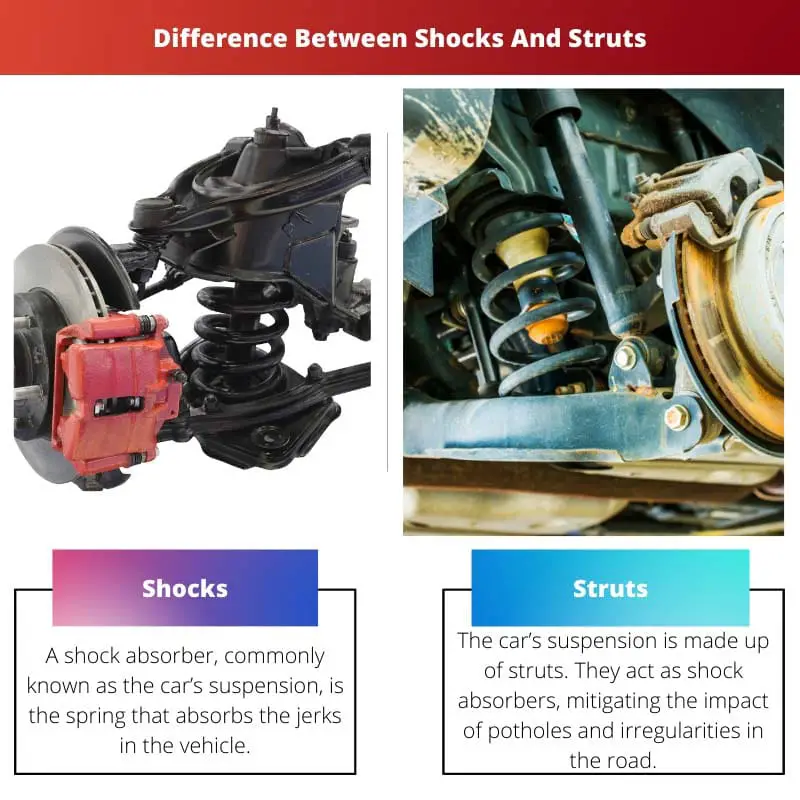 Difference Between Shocks And Struts