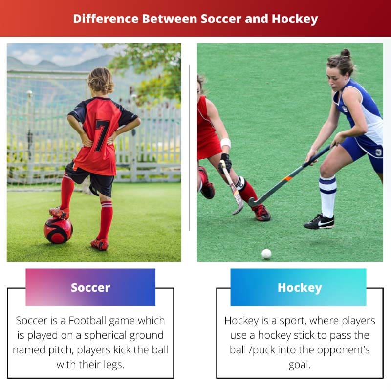 Differenza tra calcio e hockey