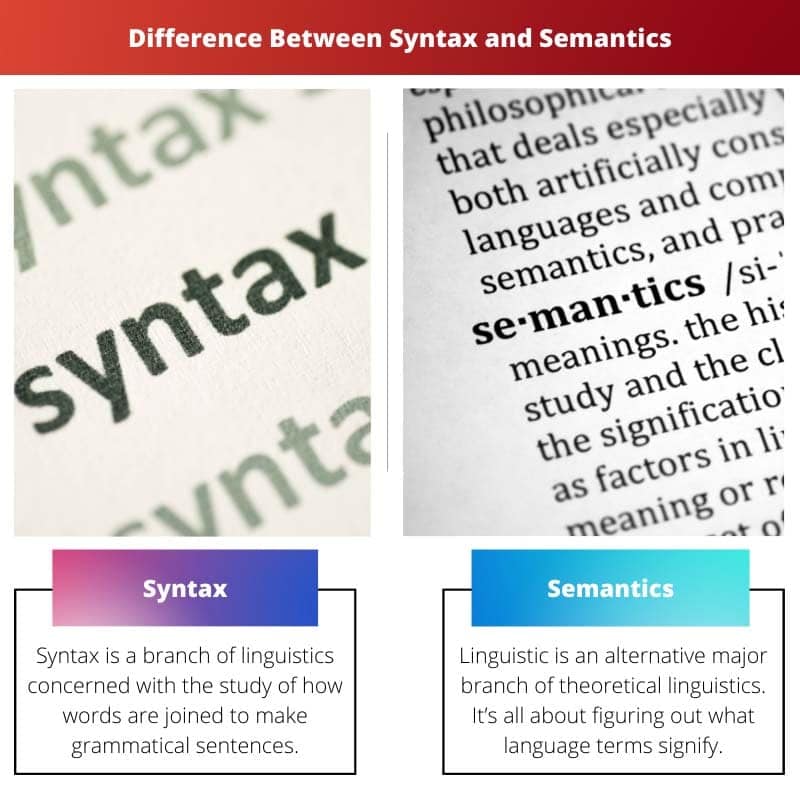 Syntax Vs Semantics Difference And Comparison