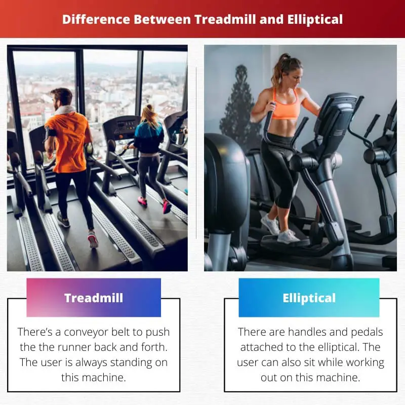 Difference Between Treadmill and Elliptical