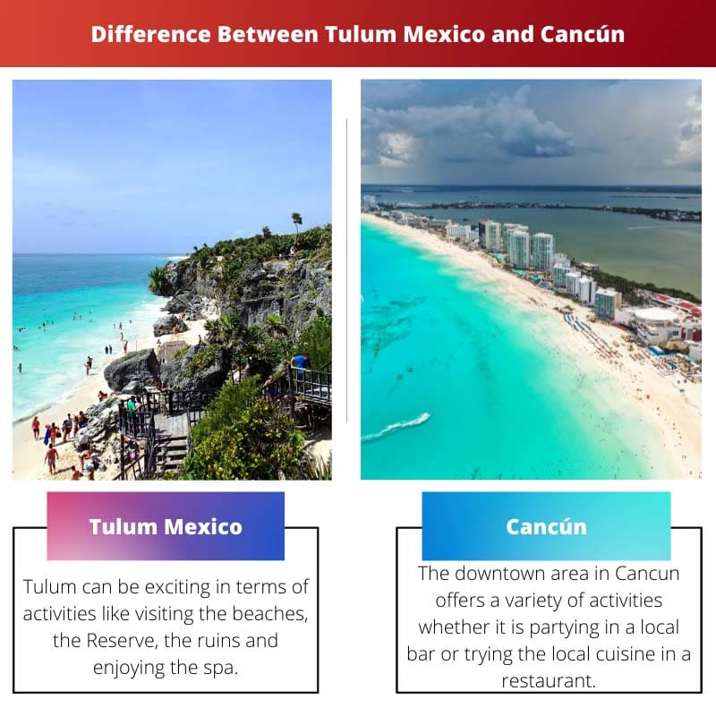 Difference Between Tulum Mexico and Cancun