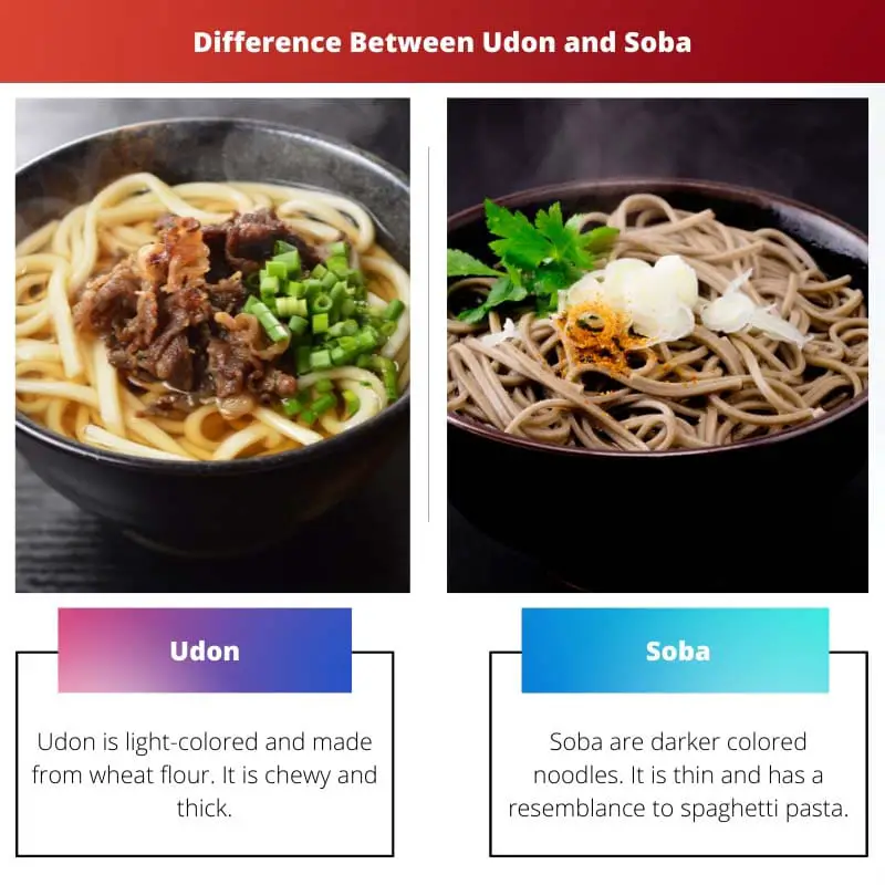 Difference Between Udon and Soba